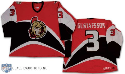 Per Gustafsson 1997-98 Ottawa Senators Game-Worn Alternate Jersey