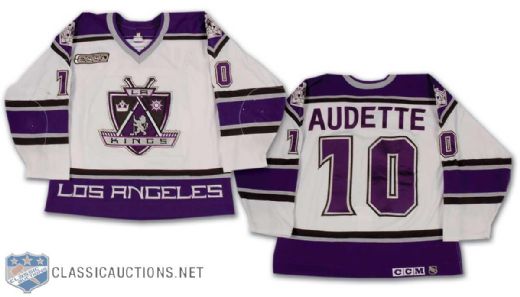 Donald Audette 1999-2000 Los Angeles Kings Game-Worn Home Jersey