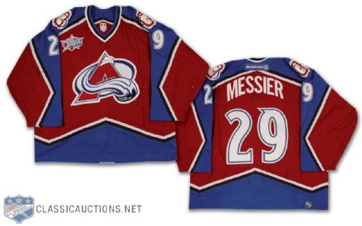 Eric Messier 2000-01 Colorado Avalanche Game-Worn Road Jersey