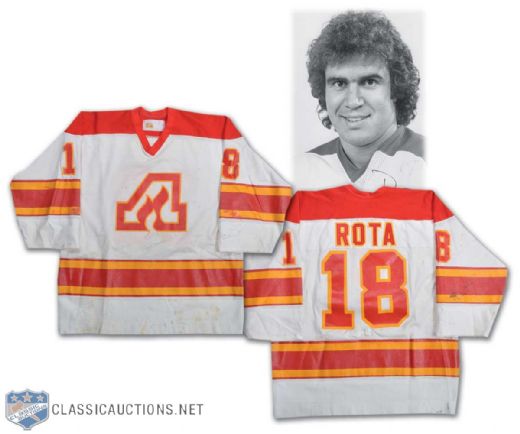 1979-80 Darcy Rota Atlanta Flames Game-Worn Jersey