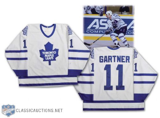 1993-94 Mike Gartner Toronto Maple Leafs Game-Worn Jersey