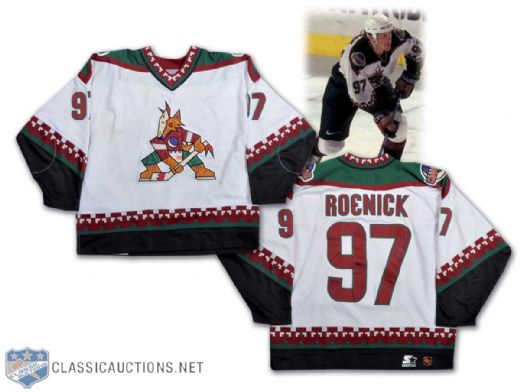 1996-97 Jeremy Roenick First Year Phoenix Coyotes Signed Game-Worn Jersey