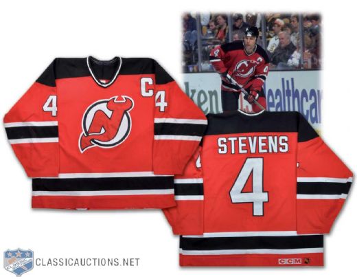 1996-97 Scott Stevens New Jersey Devils Game-Worn Jersey