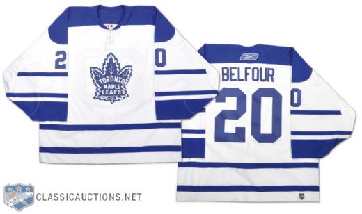 2005-06 Ed Belfour Toronto Maple Leafs Game-Worn Jersey