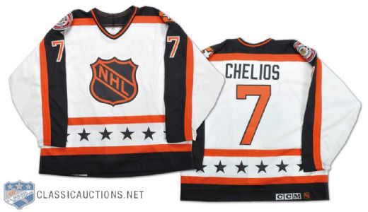 1991 Chris Chelios NHL All-Star Game Jersey
