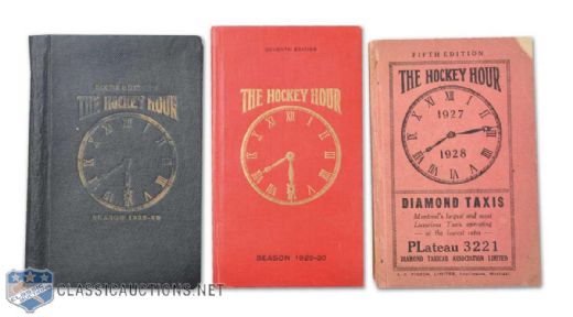 1927-28, 1928-29 & 1929-30 Hockey Hour Hockey Guides