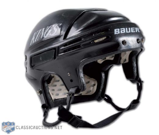Steven Finn 1996-97 Los Angeles Kings Game-Worn Helmet