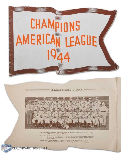 1944 St. Louis Browns American League Champions Album