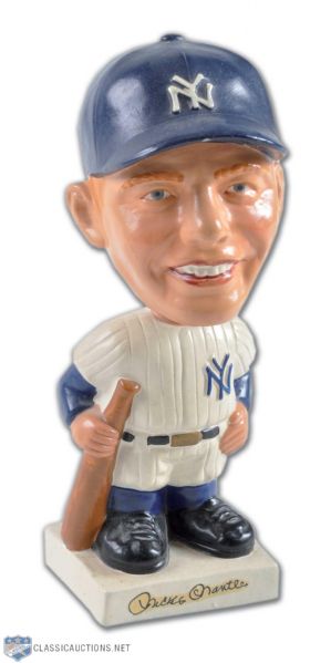 1960s Mickey Mantle N.Y. Yankees Bobbing Head Doll