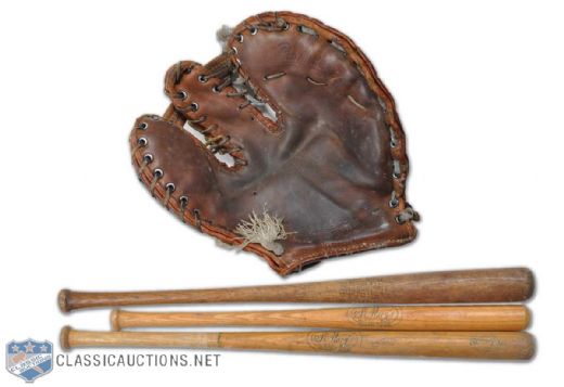 Vintage Baseball Bat Collection of 3