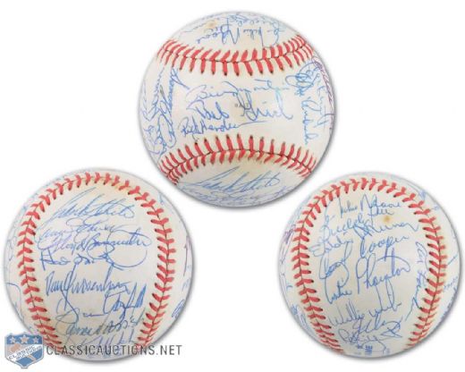 1982 MLB All Star Game Team Signed American League Baseball