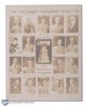 1927-28 Stanley Cup Champions New York Rangers Team Photo