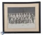 1933-34 New York Americans Framed Team Photo (15" x 18")