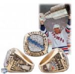 1994 New York Rangers Stanley Cup Champions 10K Gold Ring