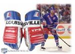 1993 Mark Messier New York Rangers Signed Game-Used Gloves