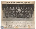1941-42 New York Rangers Team-Signed Photo Autographed by 7 Deceased HOFers, Including Frank Boucher & Lester and Lynn Patrick