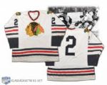 1969-70 Bill White Chicago Black Hawks Game-Worn Jersey