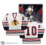 1972-73 Dennis Hull Chicago Black Hawks Stanley Cup Game-Worn Jersey - Photo-Matched!