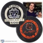 Luc Robitailles 1998-99 Los Angeles Kings 500th NHL Goal Puck