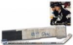 Luc Robitailles 1993-94 Los Angeles Kings Signed Game-Used Stick from 40th Goal of Season