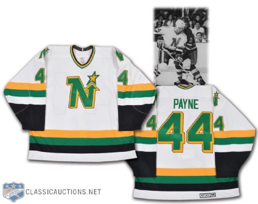 Steve Paynes 1987-88 Minnesota North Stars Game-Worn Jersey