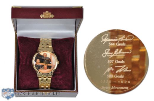 Limited Edition Montreal Classic Watch, Featuring Richard, Beliveau and Lafleur