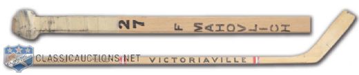 Frank Mahovlichs Stick Used During the 1972 Canada - Russia Series 