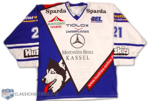 Pascal Appels 2000-01 Kassel Huskies German League Game-Worn Jersey