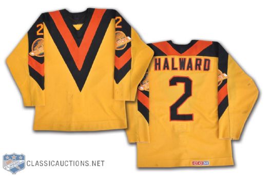Doug Halwards Circa-1985 Vancouver Canucks Game-Worn Jersey