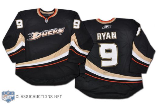 Bobby Ryan 2009-10 Anaheim Ducks Game-Worn Jersey
