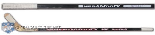 Jason Spezzas Ottawa Senators Sher-Wood Game-Used Stick 