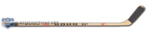 Mark Messier Early-1980s Rookie Era Game-Used Koho Stick 