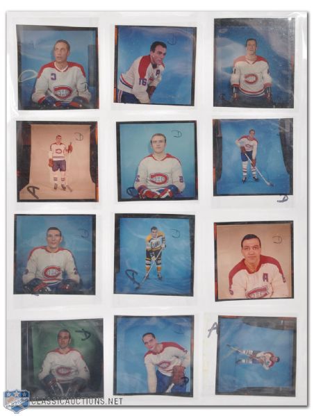 1960s New York Sunday News Color Hockey Negative Collection of 340