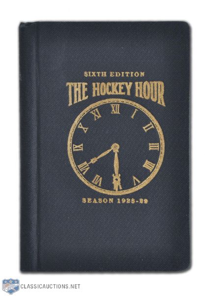 1928-29 NHL 6th Year "Hockey Hour" Guide