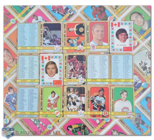 1972-73 O-Pee-Chee Complete 341-Card Set & Team Canada Complete 28-Card Set 