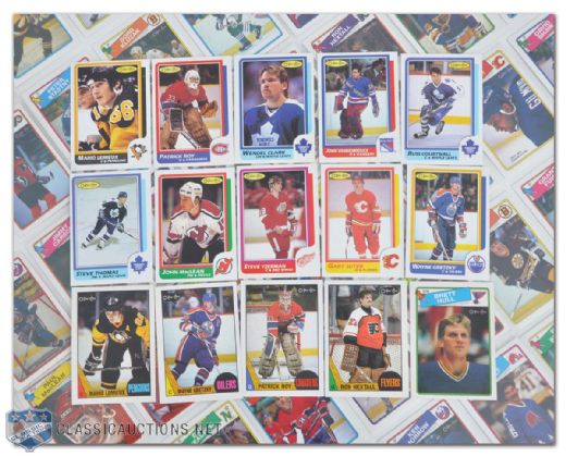 1986-87, 87-88, 88-89 & 89-90 O-Pee-Chee Complete Sets