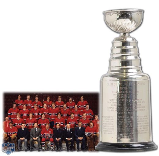 Pierre Larouches 1978-79 Montreal Canadiens Stanley Cup Championship Trophy (13")