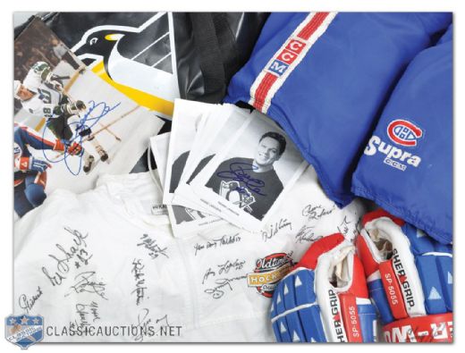 Pierre Larouches Oldtimers Game-Worn Equipment & Autograph Collection