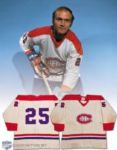 Jacques Lemaires 1974-75 Montreal Canadiens Game-Worn Jersey - Photo-Matched!