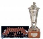 Jacques Lemaires 1992-93 Montreal Canadiens Prince of Wales Championship Trophy (13")