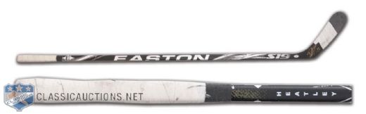 Dany Heatleys Signed Easton S19 Game-Used Stick