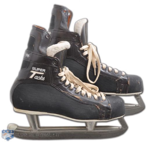 Serge Savards Montreal Canadiens CCM Game-Used Skates