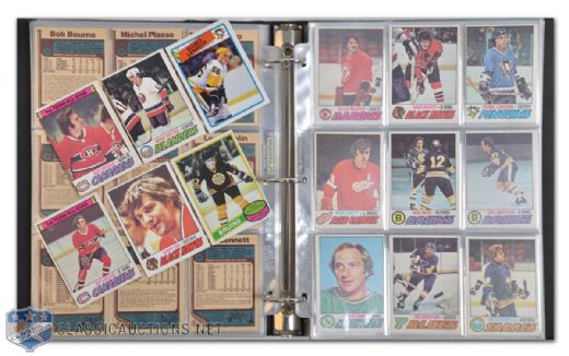 1977-1987 O-Pee-Chee Hockey Set Collection of 10