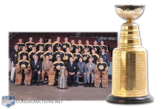 Wayne Cashmans 1969-70 Boston Bruins Stanley Cup Championship Trophy (13")
