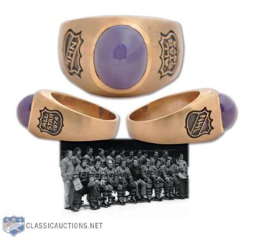 Wayne Cashmans 1974 NHL All-Star Game 10K Gold Ring