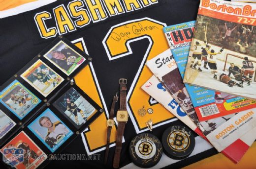 Wayne Cashmans Boston Bruins Memorabilia Collection