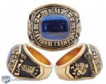 University of Alabama 1998 UAH Chargers NCAA National Champions Ring