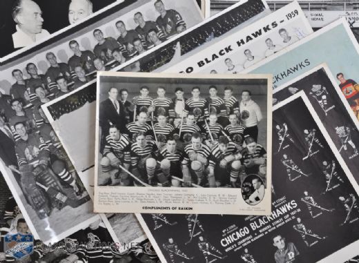 Chicago Black Hawks 1929-69 Team Photo Collection of 58