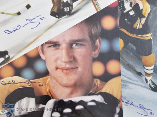 Great North Road Bobby Orr Boston Bruins Autographed 16"x20" Photo Collection of 3 PSA/DNA