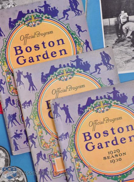 Boston Garden / Boston Bruins 1929-49 Program Collection of 15